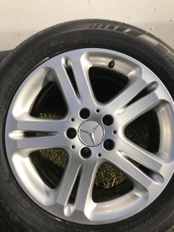 17” Mercedes rims with tires