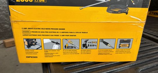 DEWALT 2600 PSI 1.1 GPM Cold Water Electric Pressure Washer