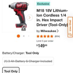 Milwaukee 18v Impact