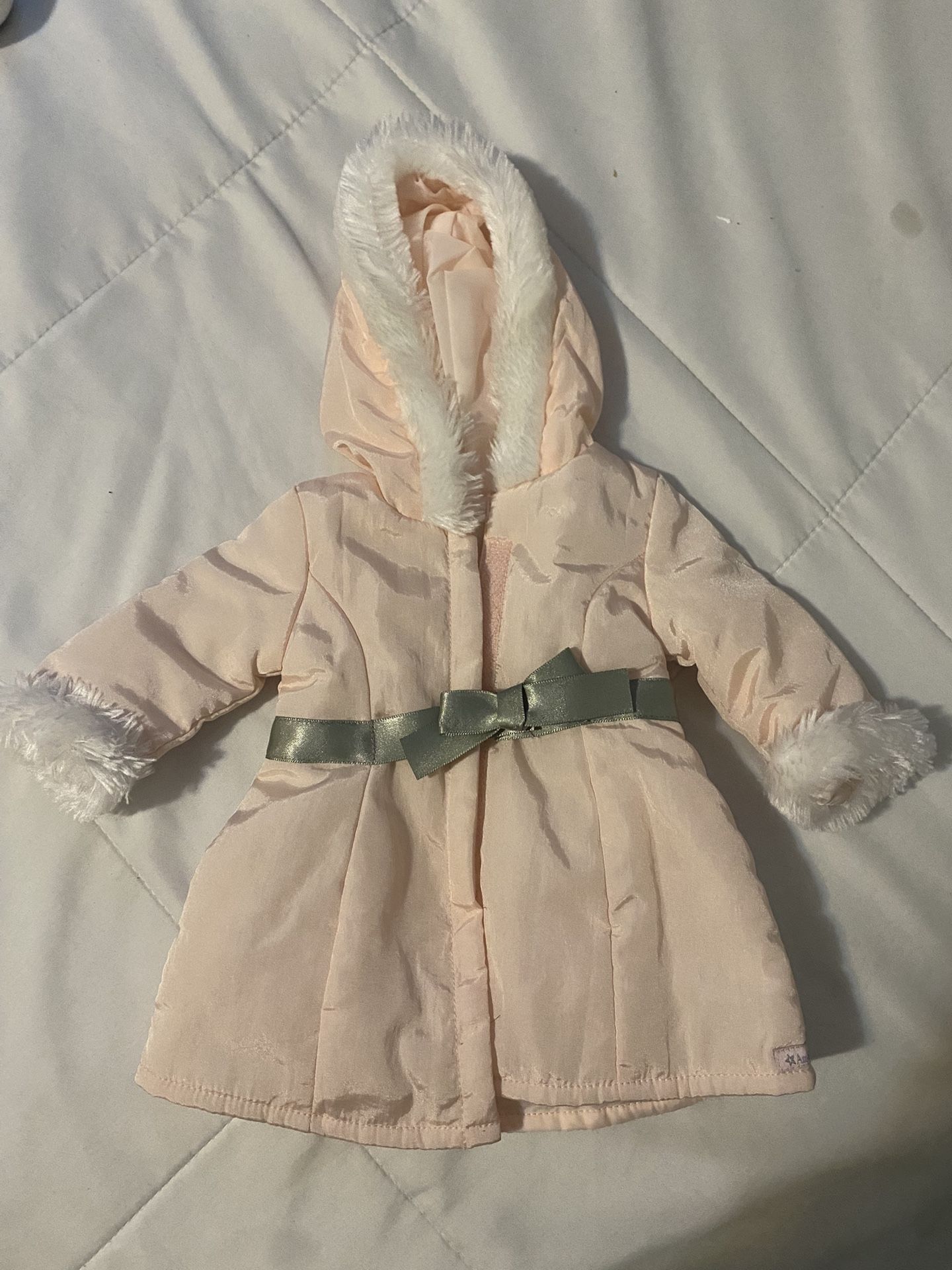 american girl doll pink puffer jacket