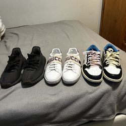 Jordan 1 Retro Low Fragment, Gucci Shoes, Yeezy Boost 350 V2 Onyx