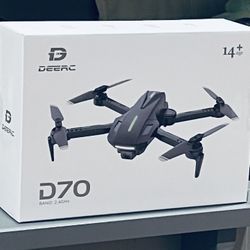 Brand New  DEERC Drone with Camera, D70 Drones with Camera for Adults 1080P HD