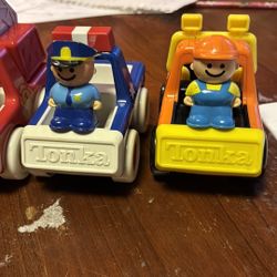 Tonka Police, Fire, & Construction Cars & Figures