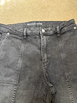 Michael Kors Black Washed Denim Jeans
