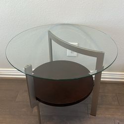 End Table-Glass