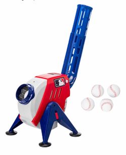 MLB Kids Baseball Pitching Machine with Balls