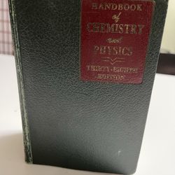 Vintage Handbook Of Chemistry And Physics, 38th Edition