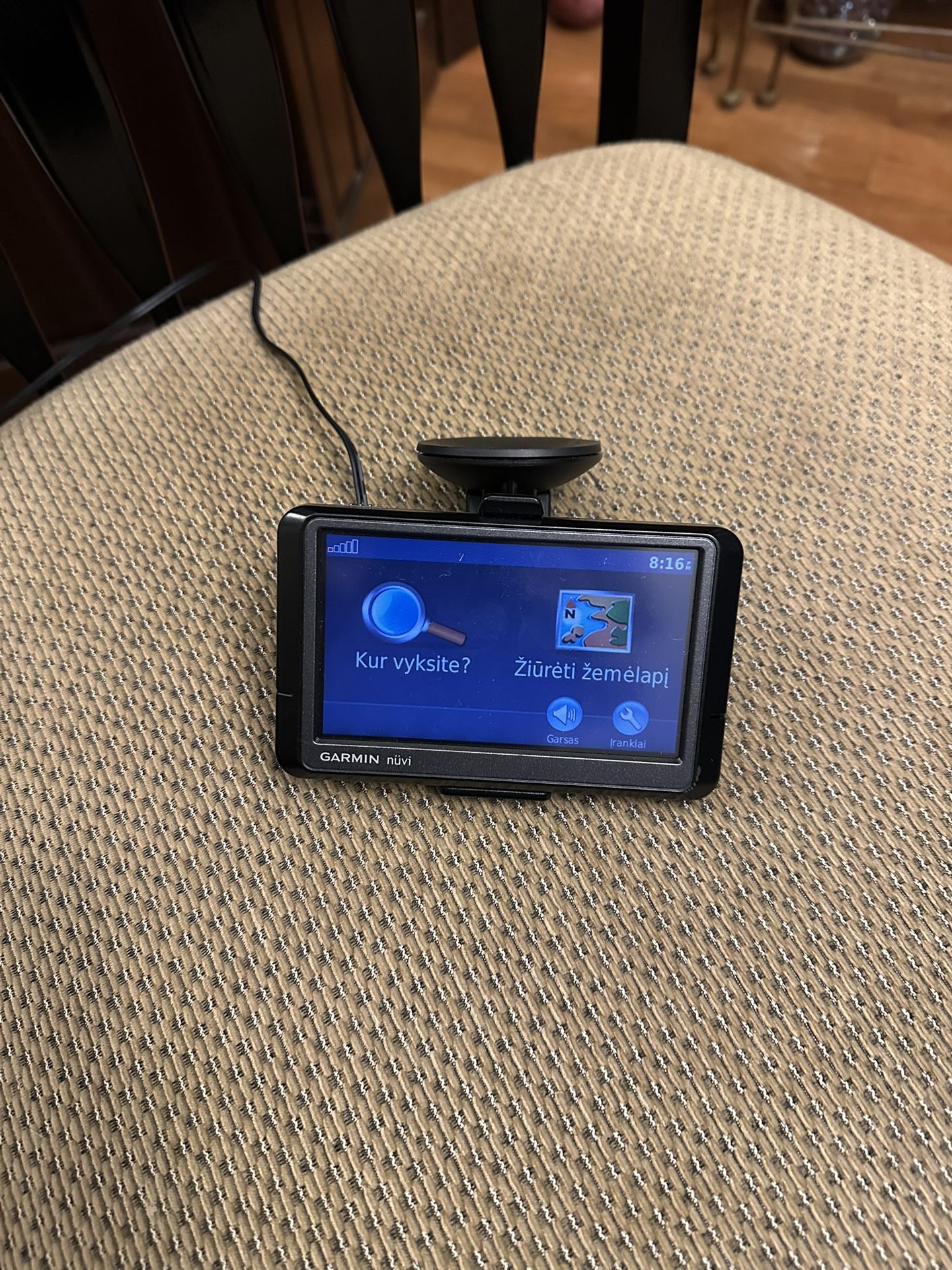 This is a Garmin nüvi portable GPS navigation system.