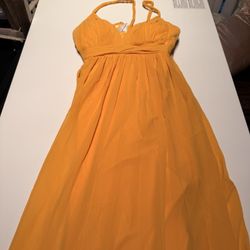 Azazie Yellow/Marigold Chiffon Dress – New with Tags (Size A4) 