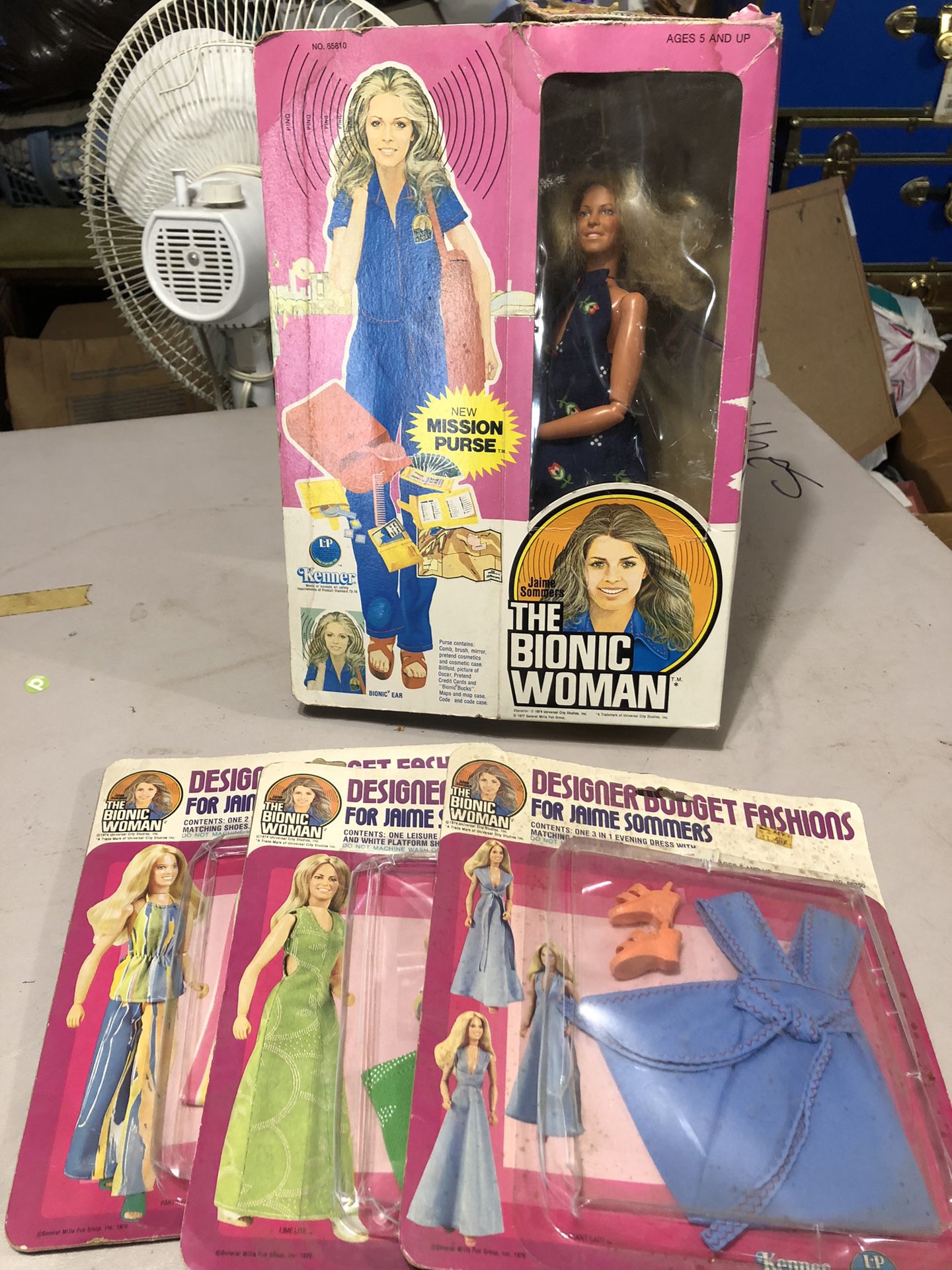 Vintage Bionic Women Doll & Clothes