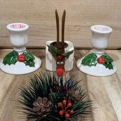 Vintage Christmas Candlestick Holders & A Lot More 🎄🕯️ 