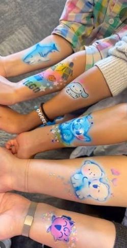 Birthday airbrush party
