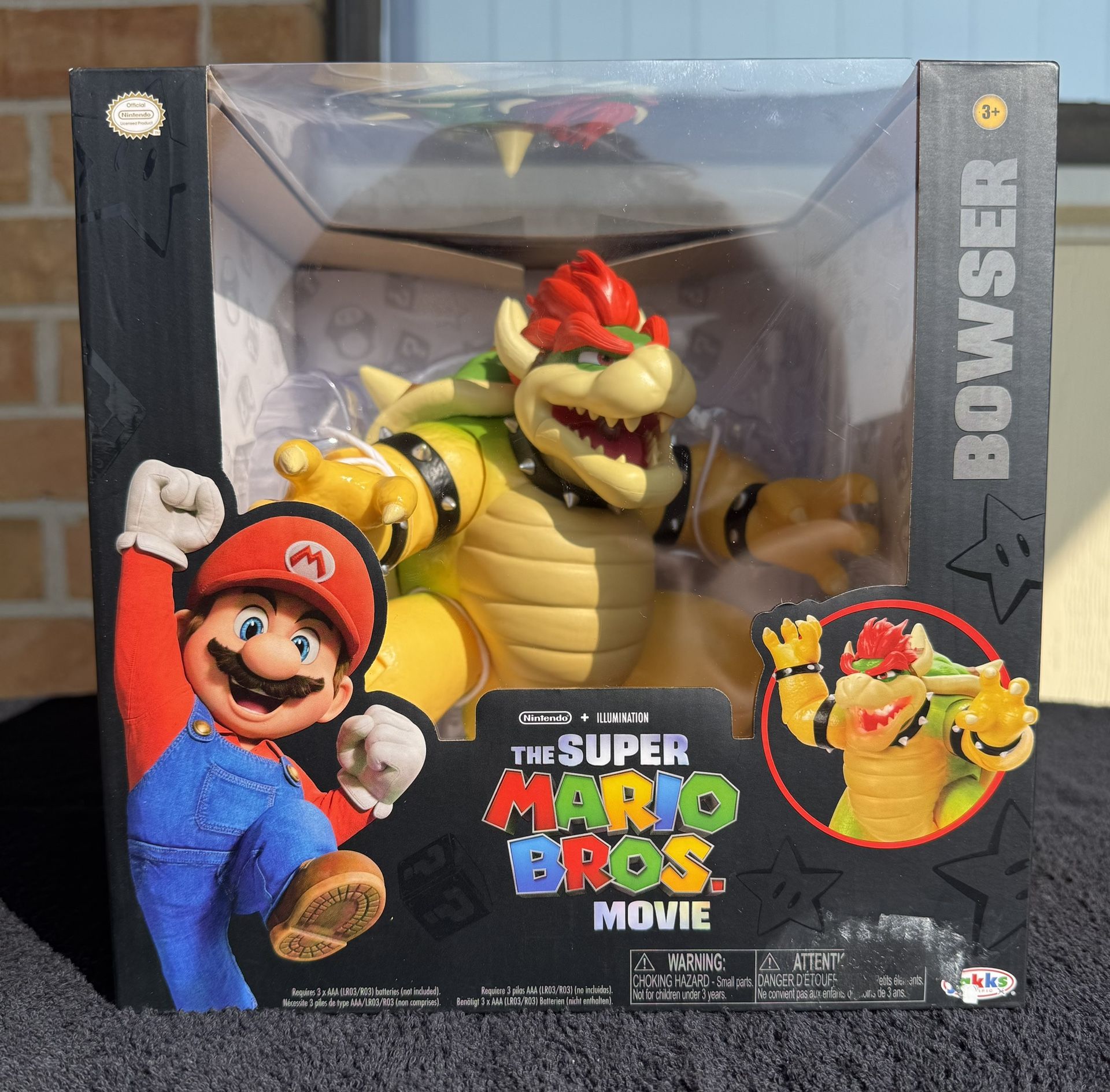 NEW 7” Bowser Figure w/ Breathing Effect