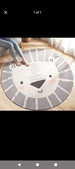 Nursery rug lion