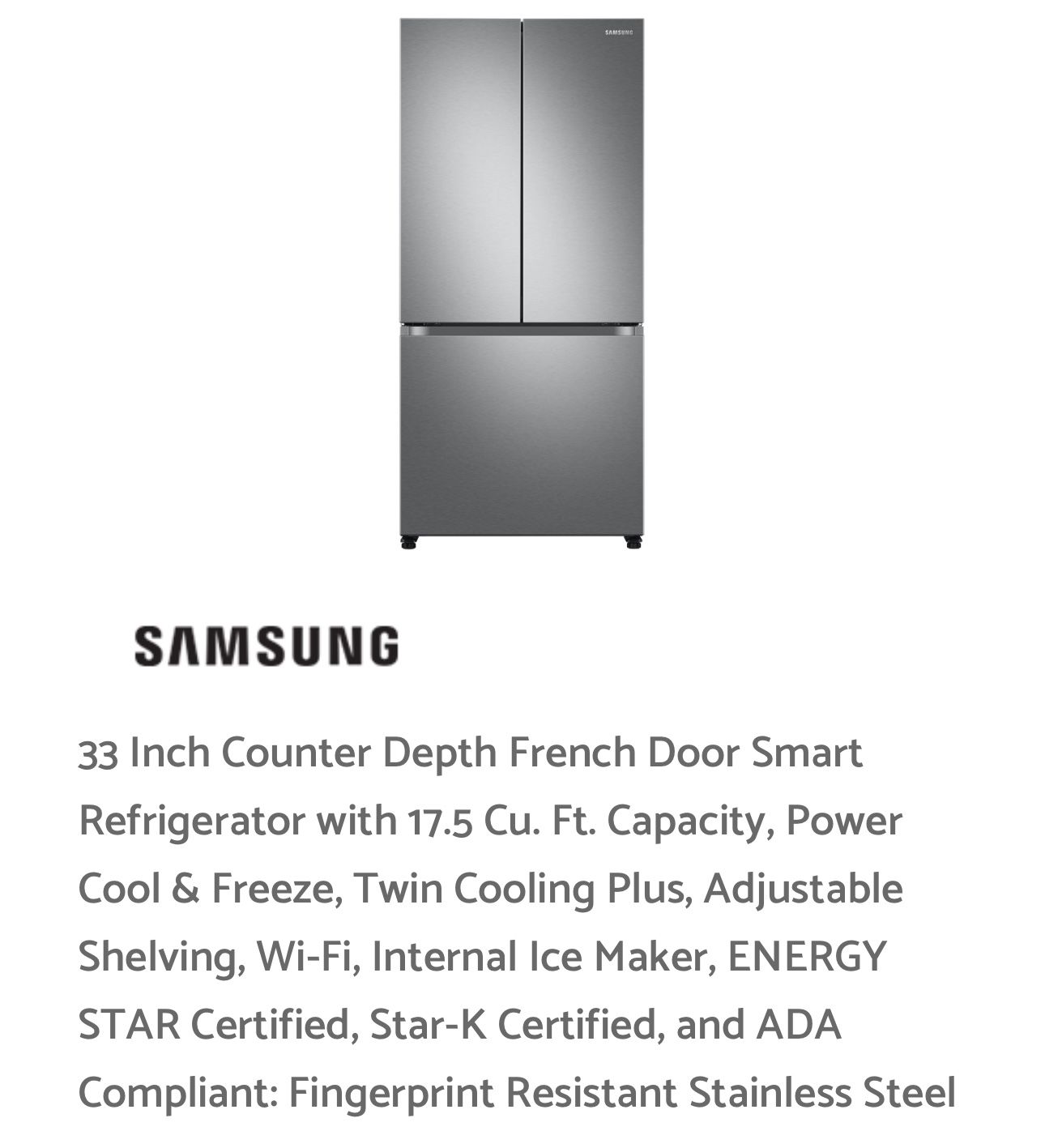 Samsung Smart Refrigerator 