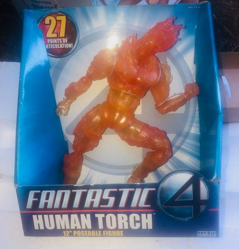 Fantastic 4; Jonny Storm The Human Torch: Action Figure