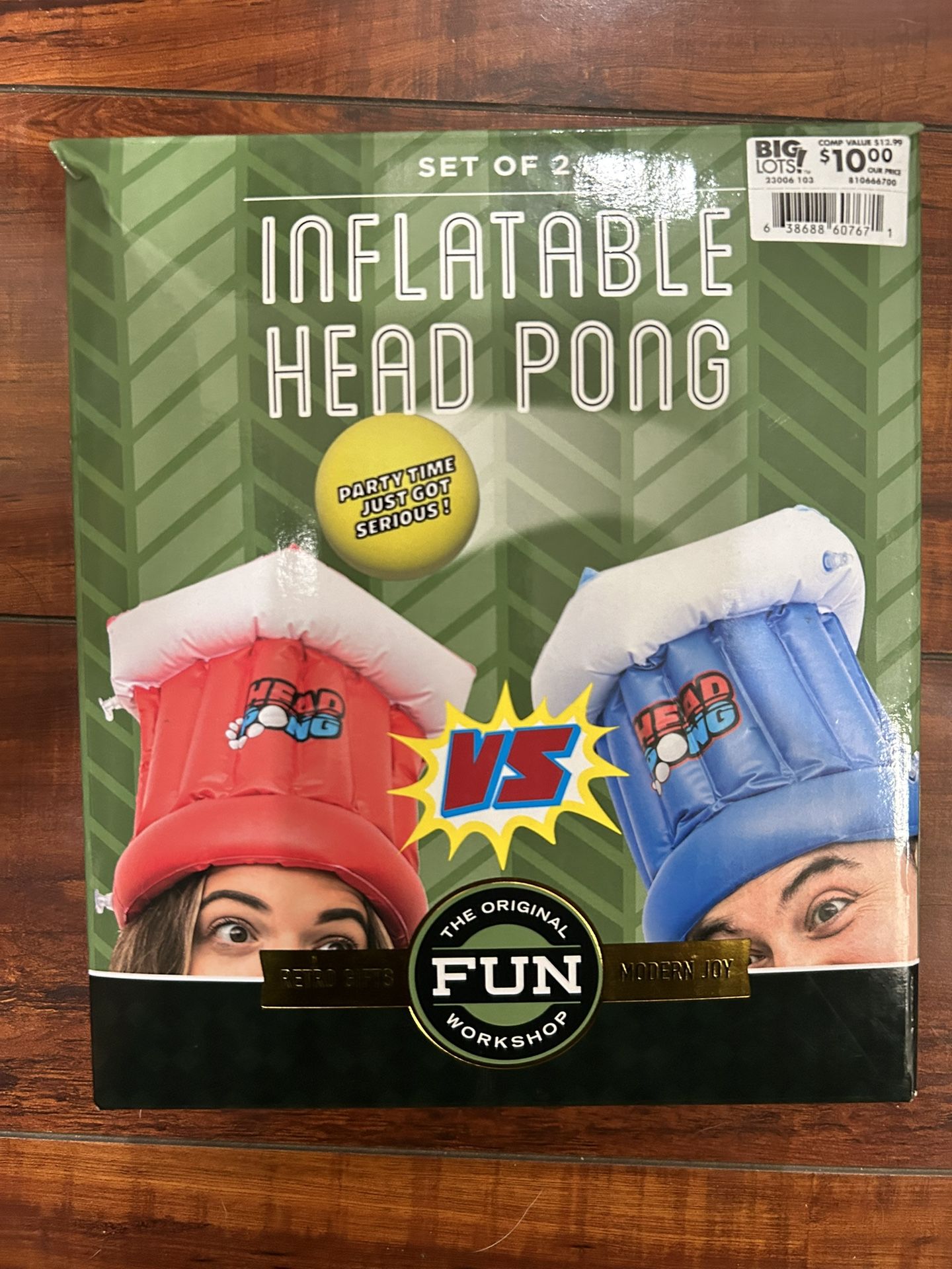Inflatable Head Pong Game