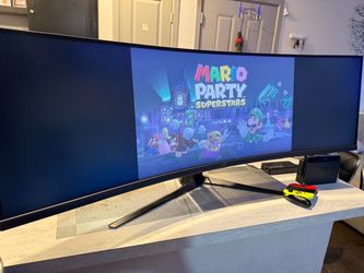 Ultra wide ASUS ROG 49” Curved Gaming Monitor Full HD Black