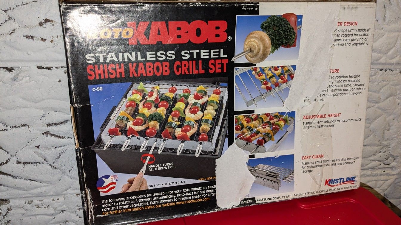 Roto kabob NEW IN THE BOX $20