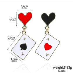 Alice in wonderland earrings