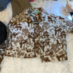 Cow Print Jacket 