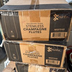 Acrylic Champagne Flutes