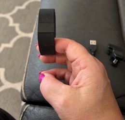 Fitbit Digital Wristwatch with a Buckle Band