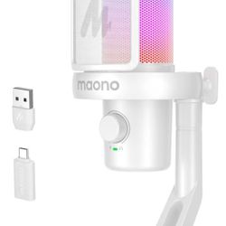 MAONO Wireless Microphone for PC,Gaming Streaming USB Mic