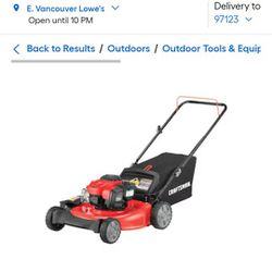 Gas Self Propelled Lawn  Mower (New)