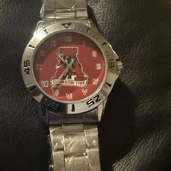  Alabama Crimson Tide Mens Watch, Bracelet, 