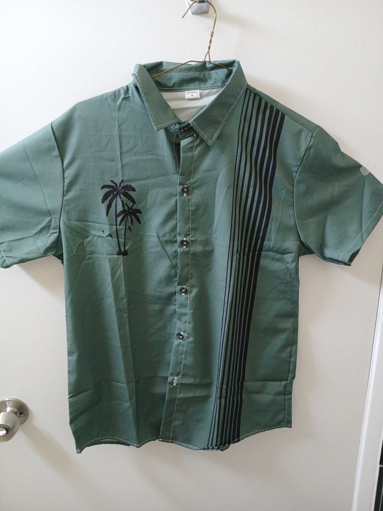 Brand New Short Sleeve Hawaiian Shirt Bowling Shirts