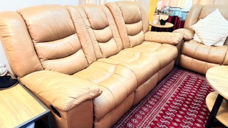leather couch