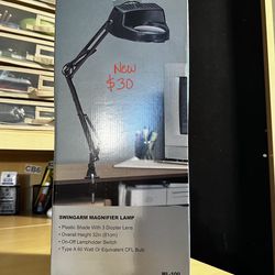 NEW LAMP: Magnifying Lens Lamp For Sewing Or Crafting 