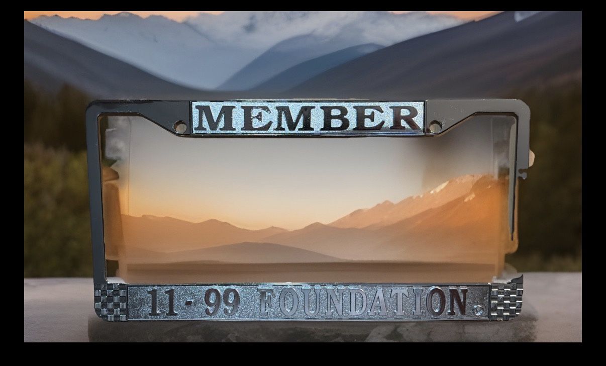 11-99 Metal License Plate Frame NEW Member CHP Organization Police 