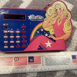 Vintage Barbie Calculator