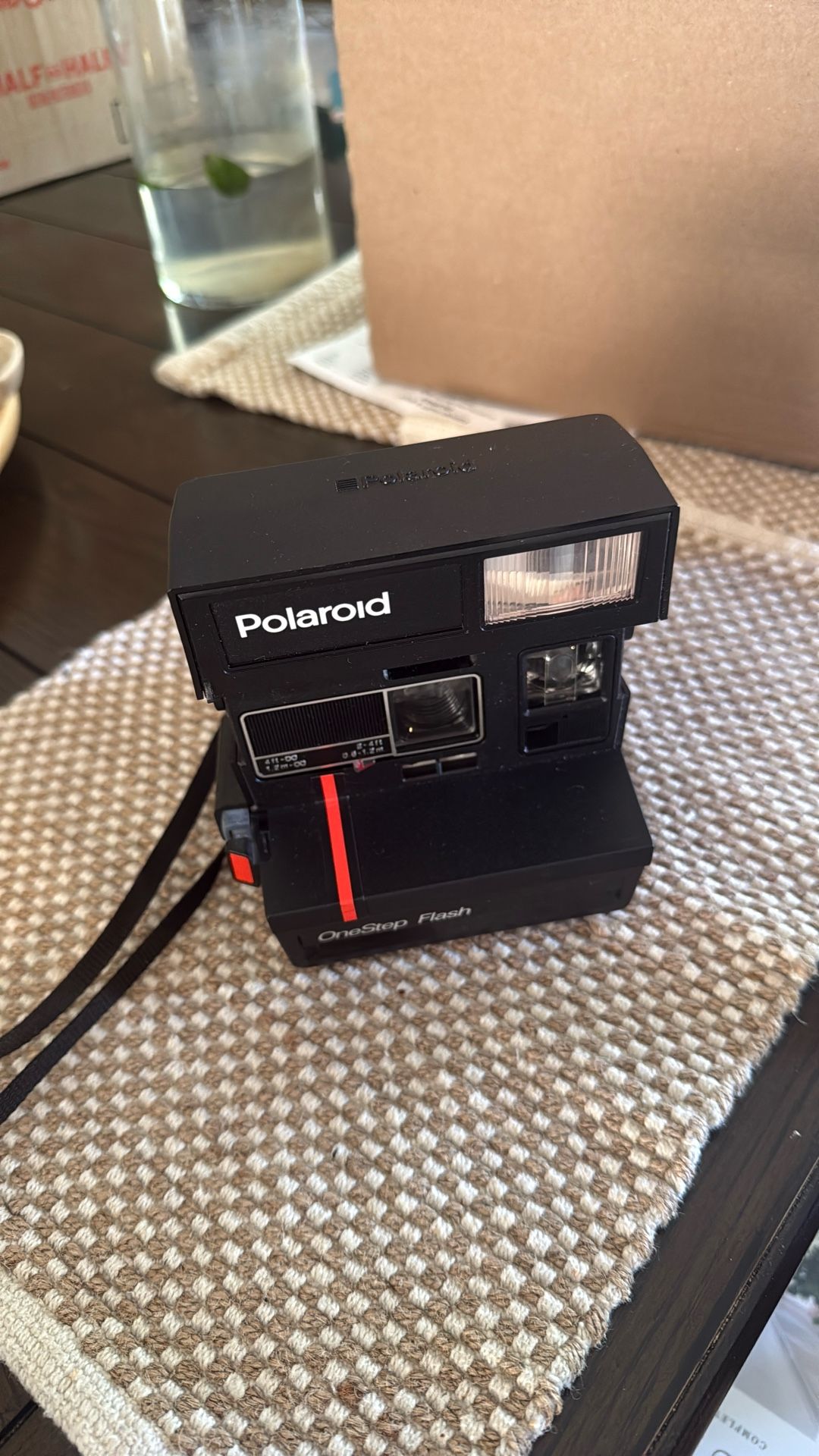 Polaroid OneStep Flash instant camera