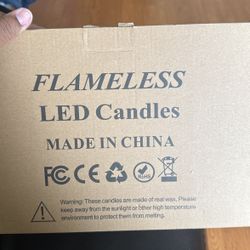 Flameless LED Pillar candles 