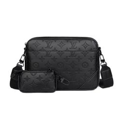 LV Duo Messenger Black