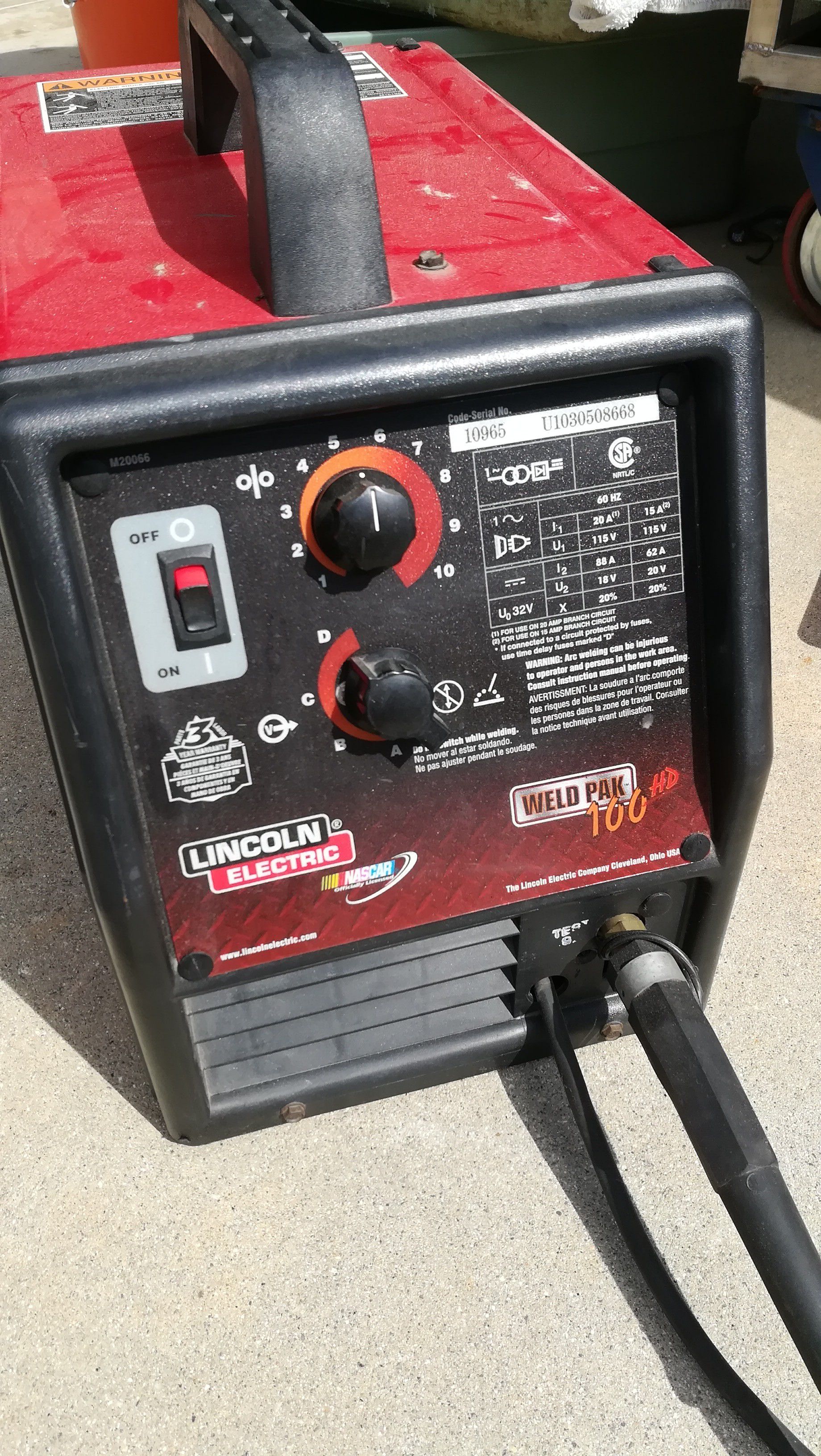 $250 FIRM, Lincoln electric MIG Welder