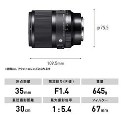 Sigma 35mm f/1.4 DG DN – Sony E