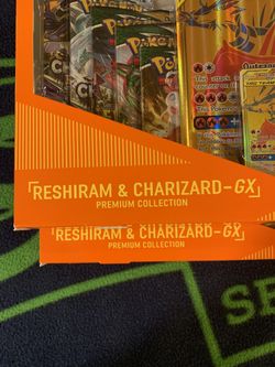 Pokemon Reshiram & Charizard GX Premium Collection Box