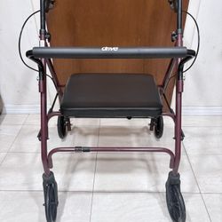 Drive Medical Heavy Duty Bariatric Rollator Rolling Walker 