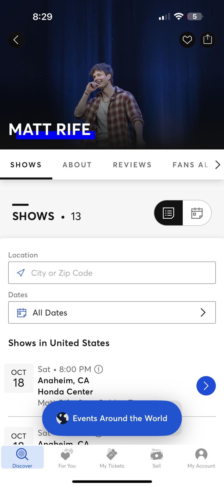 Matt Rife Tickets (2)