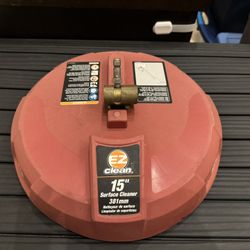 EZ Clean 15” Surface Cleaner For Pressure Washer 