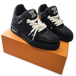 Louis Vuitton Black & White Shoe