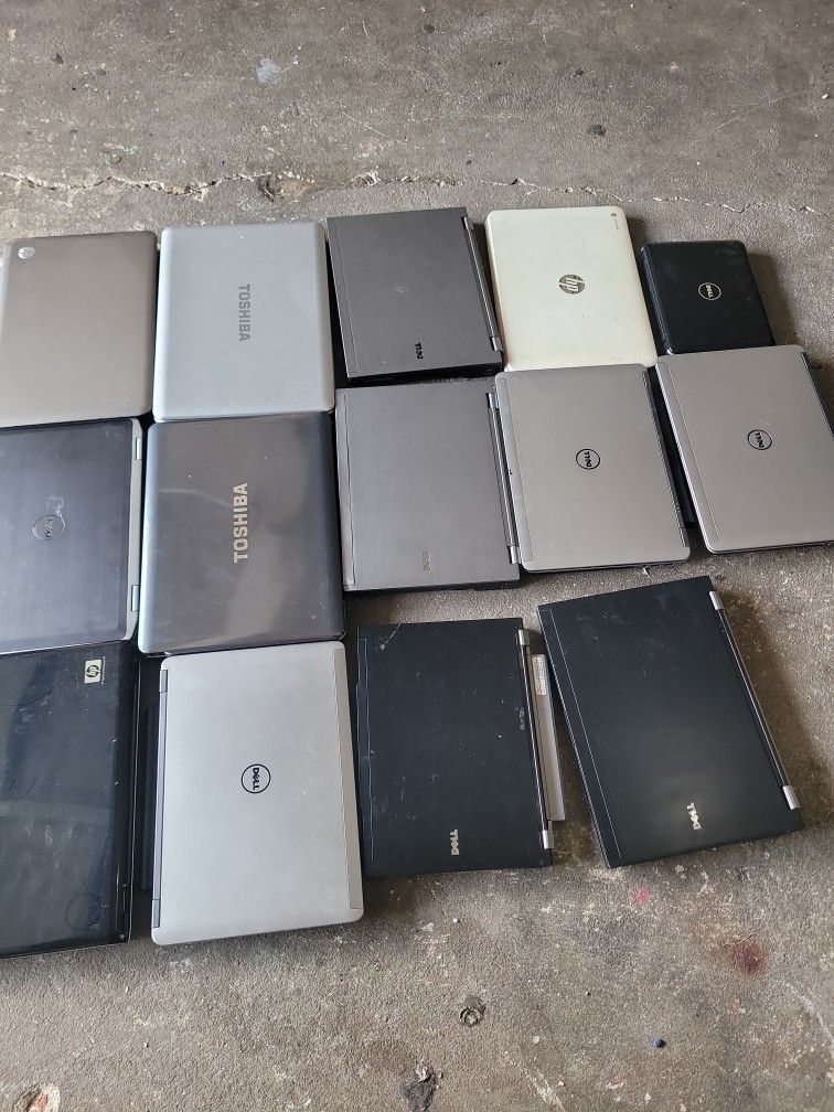 lots of Toshiba dell hp laptops for parts .wholesale only