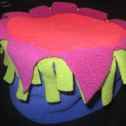 Silvawear Colorful Bright Winter Fleece Hat Adult Size Jester? Unisex