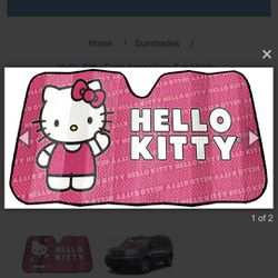 Hello Kitty /Betty Boop Seat Covers $45, Floor Mats $35,steering Wheel  Covers $15, Windshield Sunshade Covers $15 for Sale in Imperial Beach, CA -  OfferUp