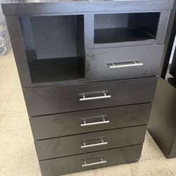 New Black Chest of Drawers
