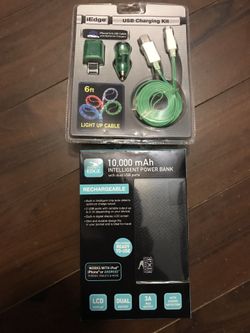BUNDLE POWER PACK & USB CHARGING KIT WITH LIGHTS UP CORD